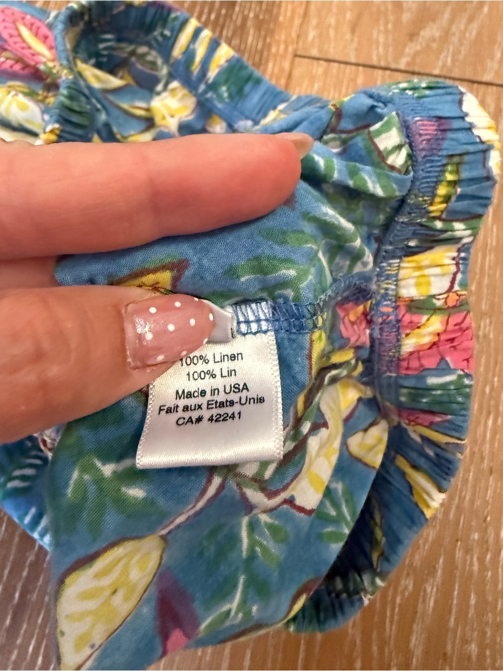 STARK X Linen Tube Top Floral Tropical Print – Size Small - Picture 6 of 7